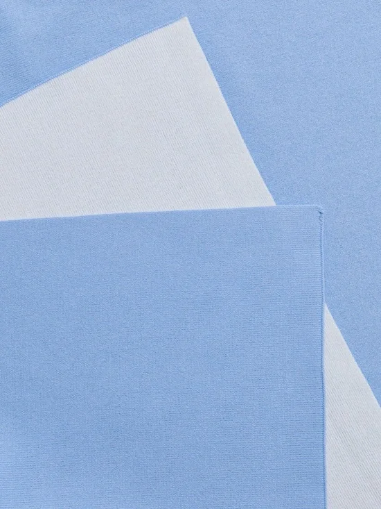 COS | M | Light Blue Ruffle Sleeve Top - Picture 6 of 8